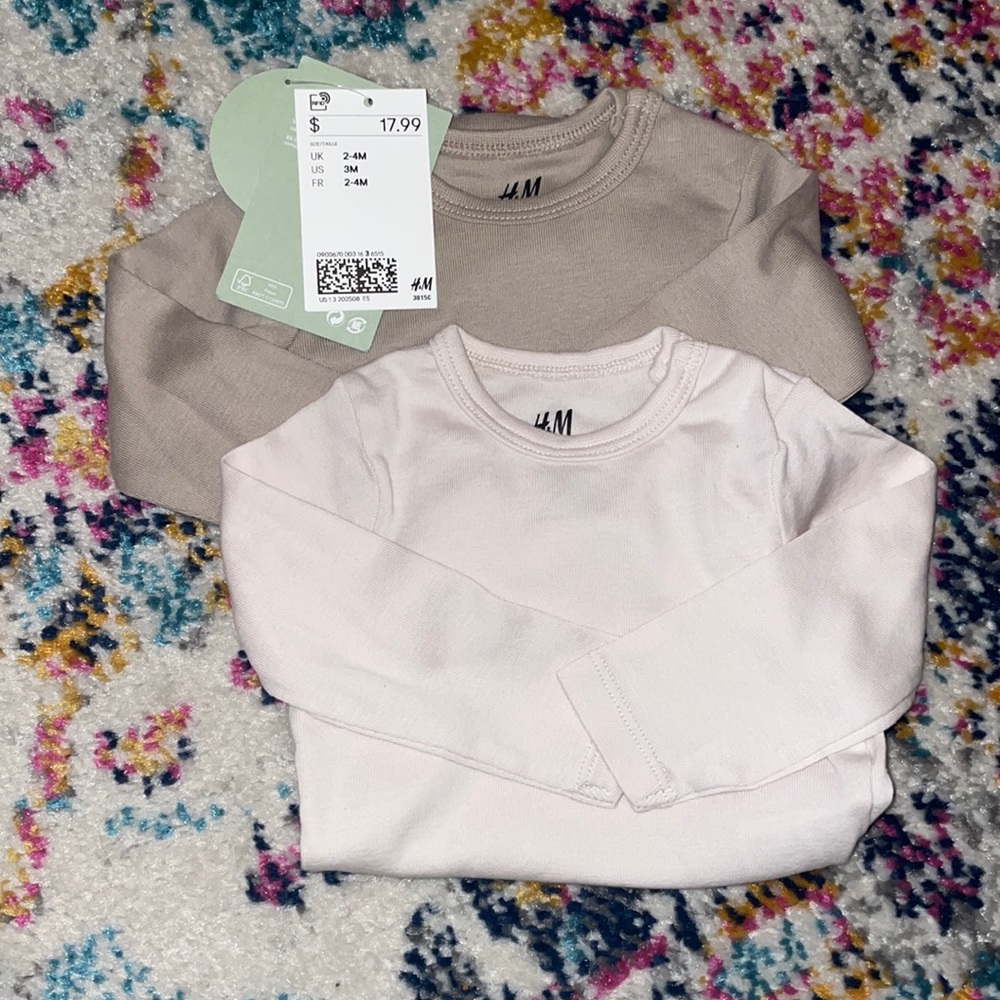 Unisex Baby Long sleeve onesies